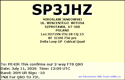 eQSL Card