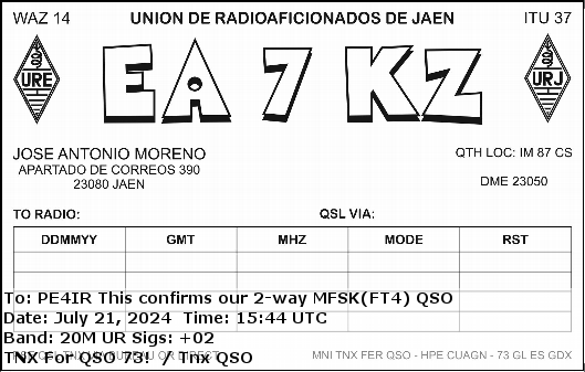 eQSL Card