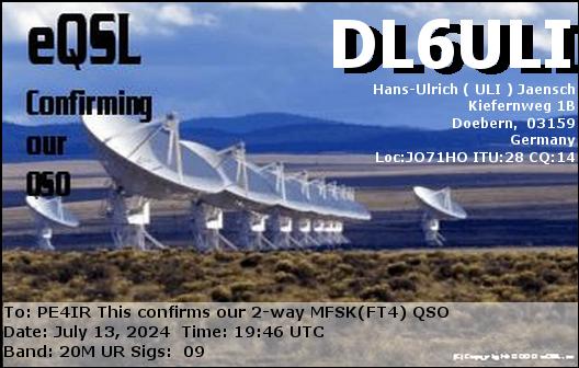 eQSL Card